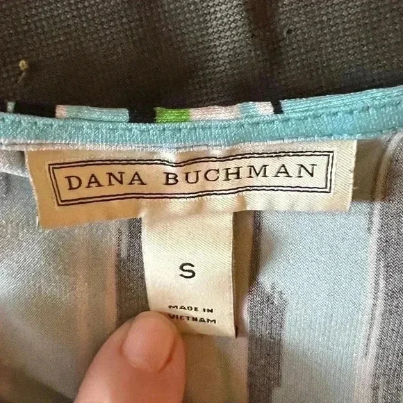 Dana Buchman Multicolor Sleeveless Top Womens Size S 210424MGO/WHB - Picture 3 of 5